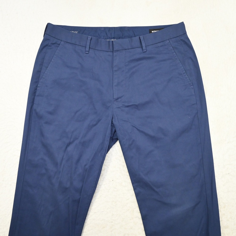 Bonobos Monday Chinos‎ Mens 36x34 Slim Blue Stretch Cotton Weekday Warrior Pants - Picture 5 of 10